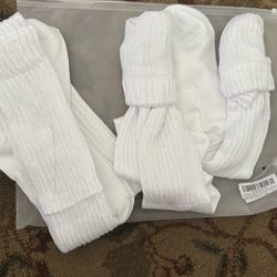Long White Socks Brand New
