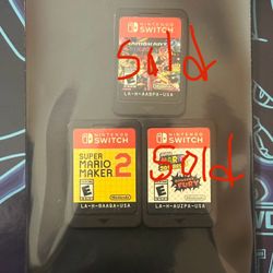 Mario kart 8 Deluxe, Super Mario Maker 2, super Mario 3D World + Bowsers Fury