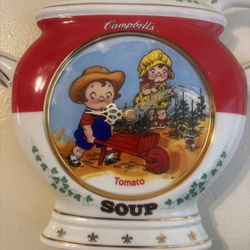 Campbell Kids Porcelain Clock