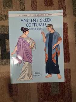 Ancient Greek Costumes Paper Dolls Book