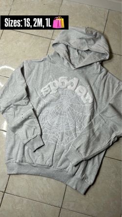 Grey Sp5der hoodie