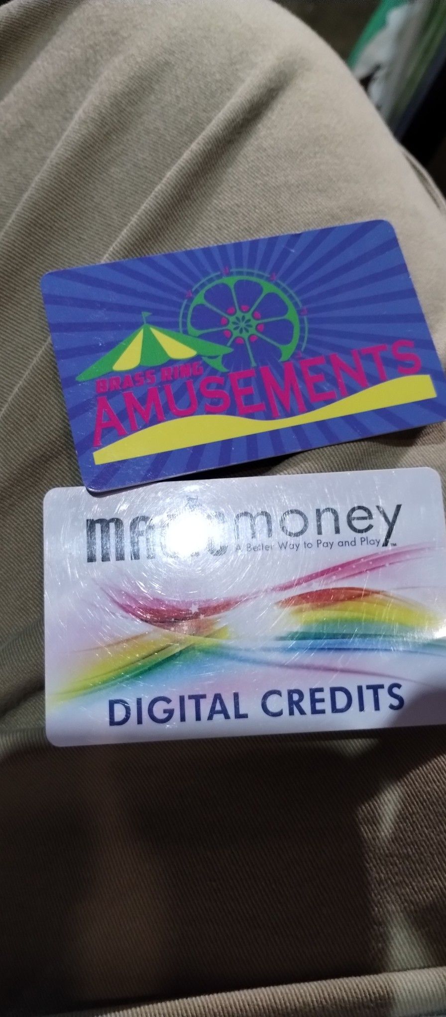 Digital Ticket Cards