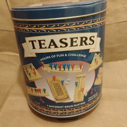 NEW Wooden Brain Teasers - Set of 7 Games