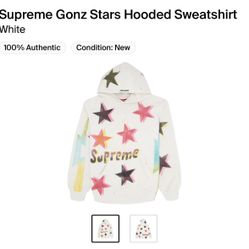 Gonz stars online hooded sweatshirt