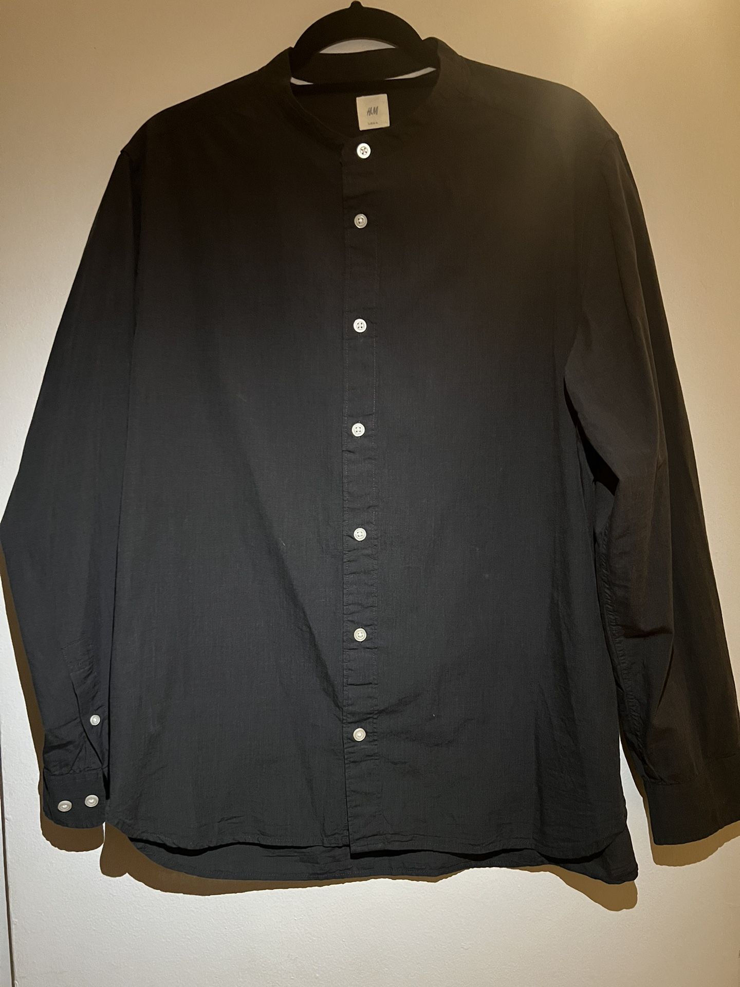 H&M Large 100% Cotton Men Shirt