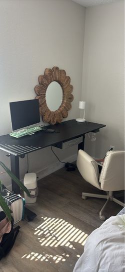 Black Electric Standing Desk. Available by Oct 1