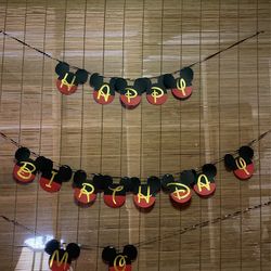 Mickey Birthday Sign