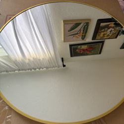 New In Box 24 Inch Gold Mirror 