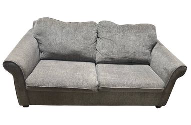 Gray Full-Size Sleeper Sofa With Jerome’s Gel Mattress