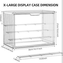 Clear Acrylic Figure Display Case (2pack)