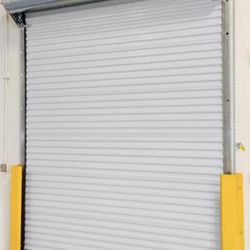 2 - New 6’x8.5’ Ideal 400M Roll-Up Door, White, $500 Each