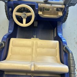 Jeep Ride-on  Toy (For Ages 3-7years Old), Good, Working Condition
