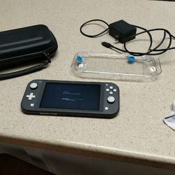 Nintendo switch lite console gray out of box