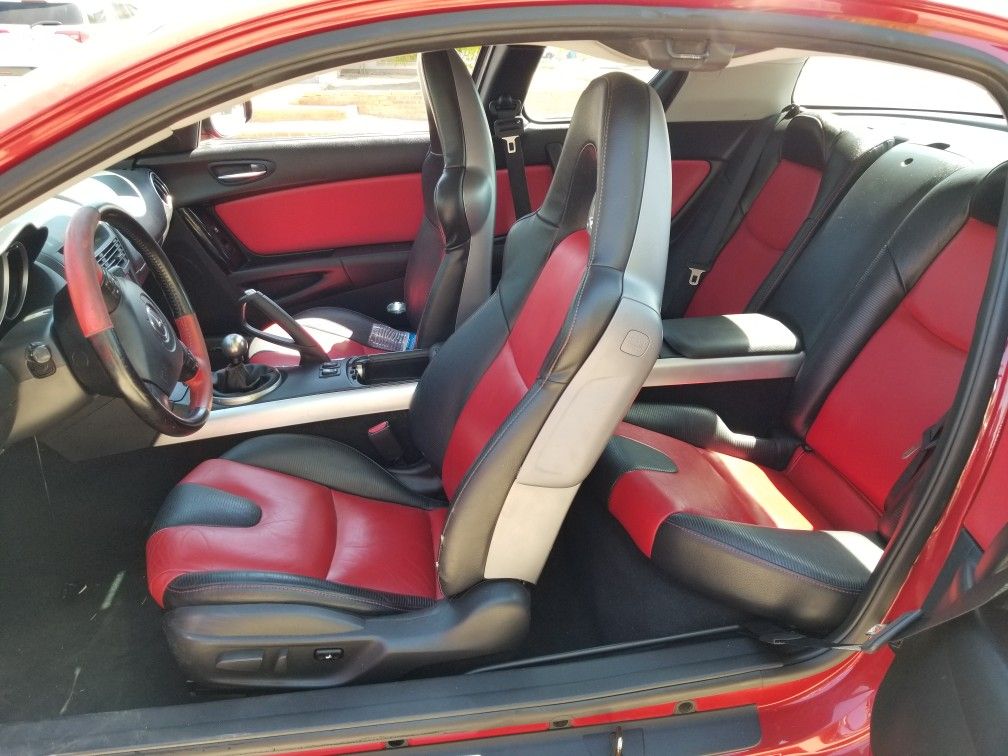 Mazda rx8 red & black interior trade