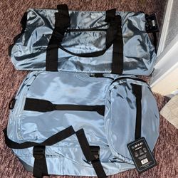 3 Zip N' Jet travel  set: 2 Duffles, 1 Laptop Backpack 