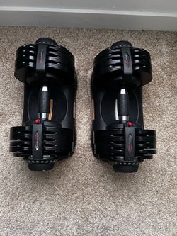 Adjustable Dumbbell Set – 11 to 66 lbs Each (Pair) – Like New