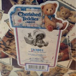 Cherished Teddies “awaiting The Arrival”