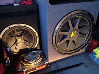 Competition Kicker 12 or 15 inch subwoofers