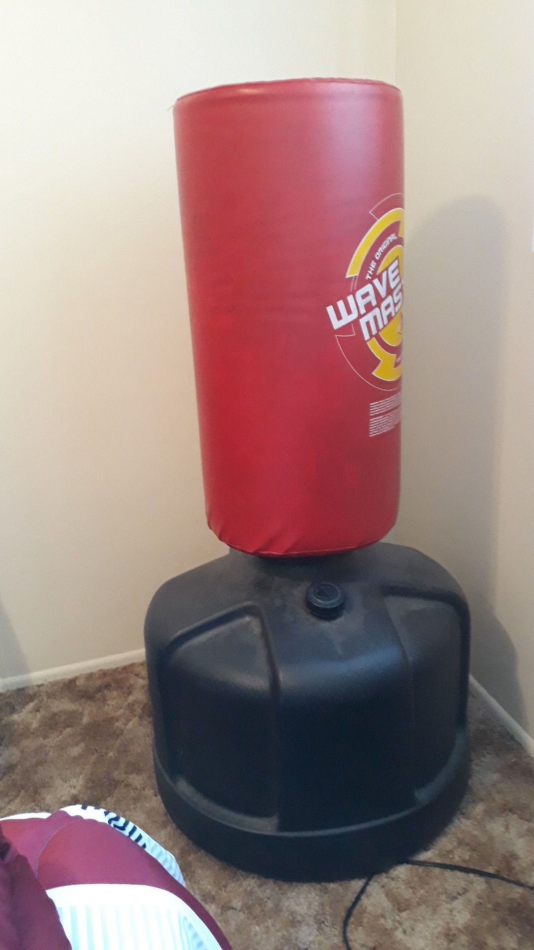 Wavemaster kick and punch bag