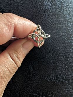 Silver .925 witch knot ring size 9.5