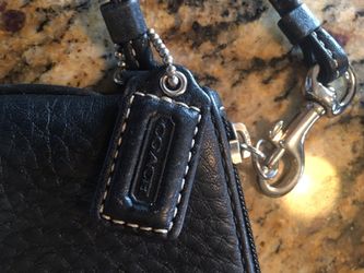 Coach Wristlet and Braided Key Chain