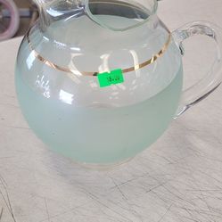 Vintage Green Pitcher 