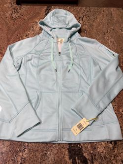 NWT NEW Tangerine Women's Full Zip Athletic Hoodie Jacket with Thumbholes SIZE XXL