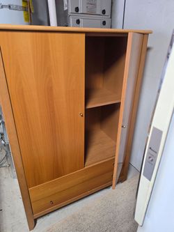 Natural Wood Cabinet