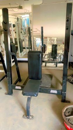 commercial Hammer Strength Olympic Military Bench