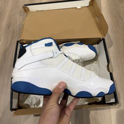 Jordan 6 Rings 'Blue/White' size 11.5