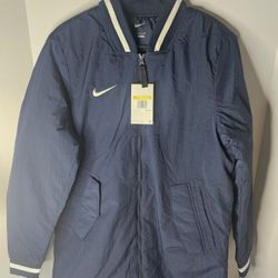 Nike Dugout Full Zip Baseball Jacket Parka Navy Blue Mens Sz S NEW* DC8335-419