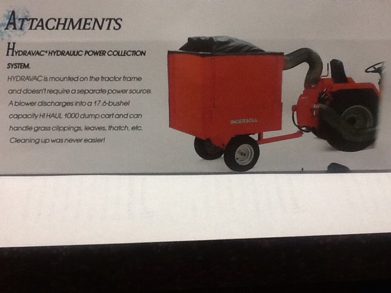 CASE INGERSOLL HYDRAVAC--why rake