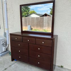 Used Dresser For Sale with attached Mirror