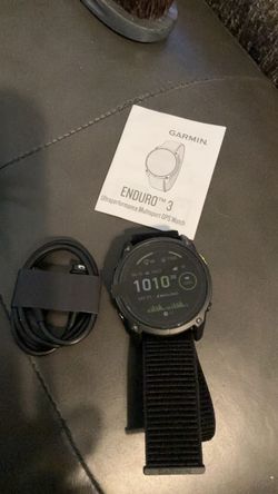 Garmin Enduro™ 3, Solar, 51 mm, Sapphire, Black UltraFit Nylon Strap Ultraperformance GPS Smartwatch, Solar Charging, Advanced Training Metrics & Maps
