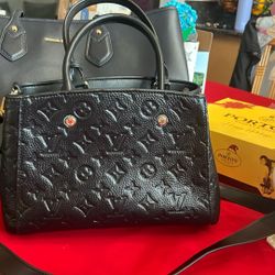 Black LV Purse