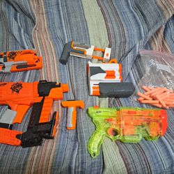 Rare Nerf Guns And Attatchments