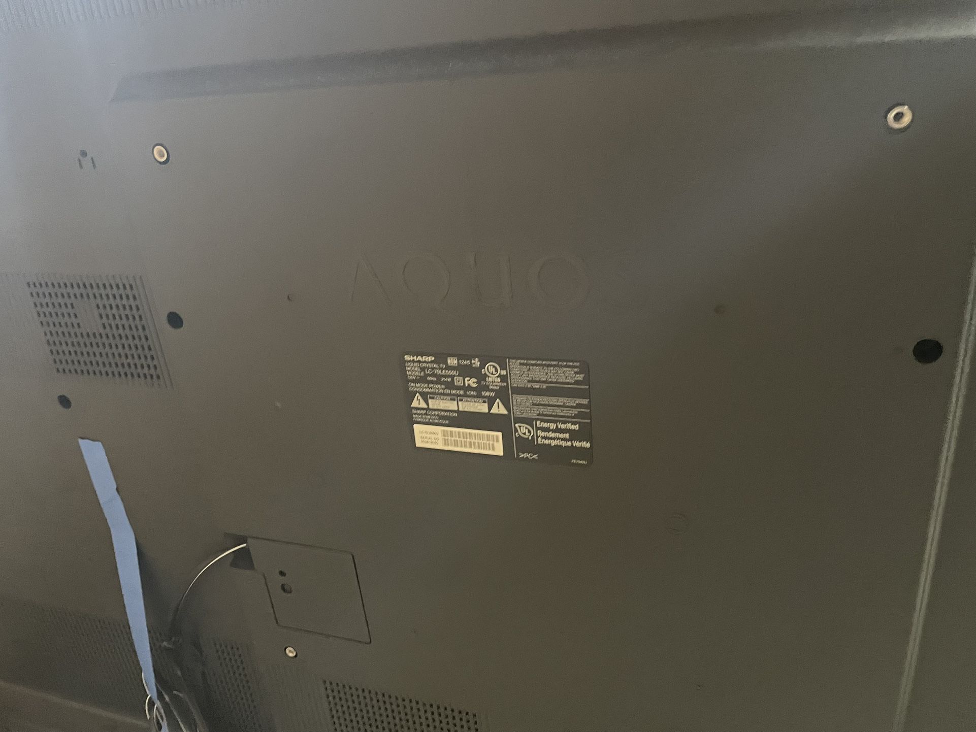 Sharp AQUOS 70 Inch TV for Sale in Bonita, CA - OfferUp 