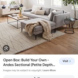 West Elm Andes Sectional 