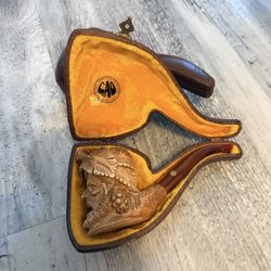 Handcrafted Meerschaum Pipe - Bacchus Block