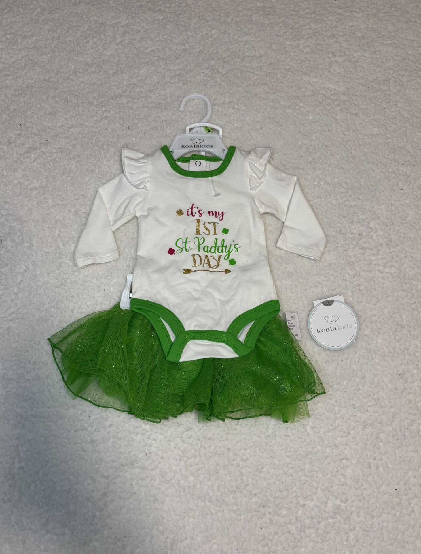 Koala Kids Baby My First St Patrick’s Day Tutu Set 