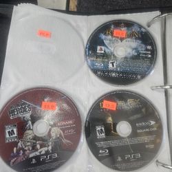 Various Ps2,Ps3 Games (DISK ONLY)