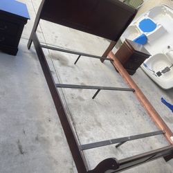 Queen Bed Frame Mattress And Box Spring Included 