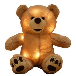 $15 Or 2x $25 Beatiful Teddy Bear With ELD Lights Inside 