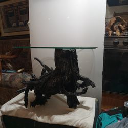 Charcoal edge gray sad table