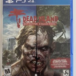 PlayStation 4 Dead Island Definitive Collection PS4 Sony Clean Disc Insert