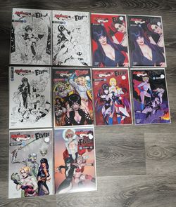 DC Harley Quinn Elvira Power Girl Comic Lot of 10 NM With Variants Batman