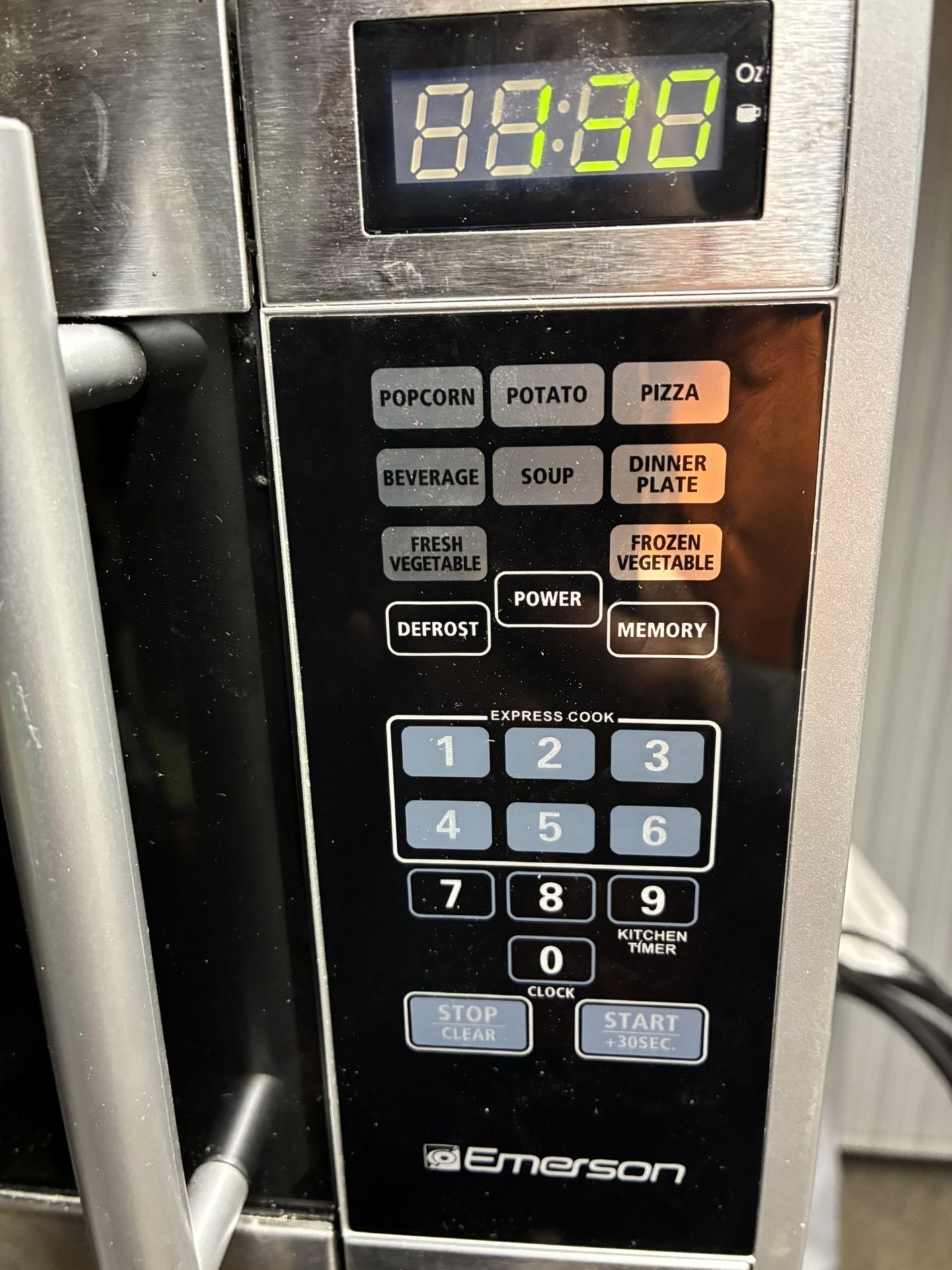 Stainless steel microwave