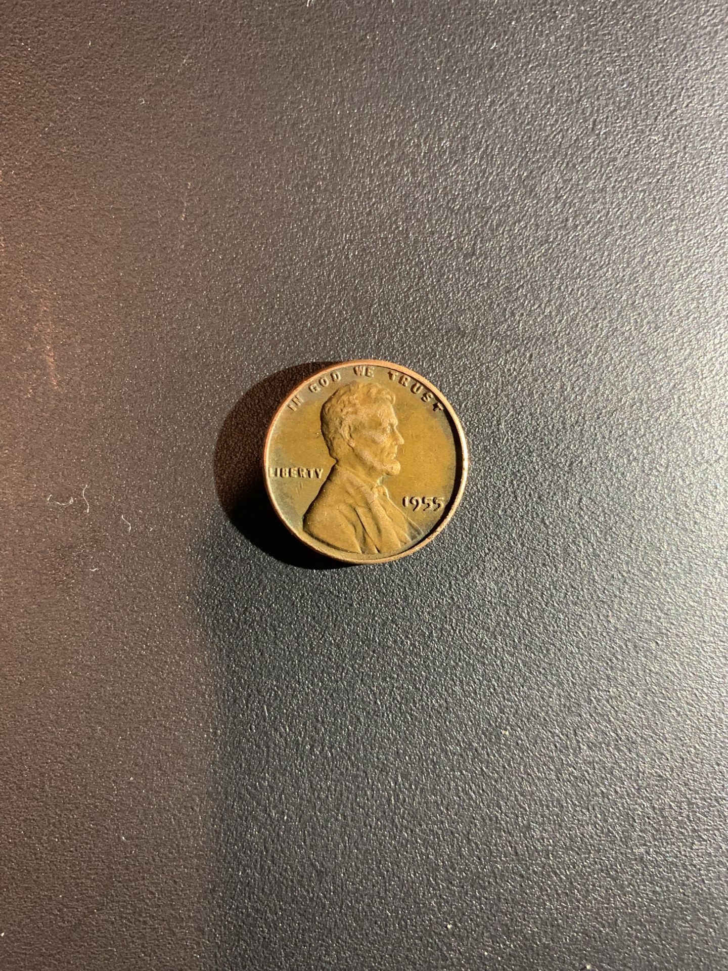 1955 Wheat Penny With No Mint Mark