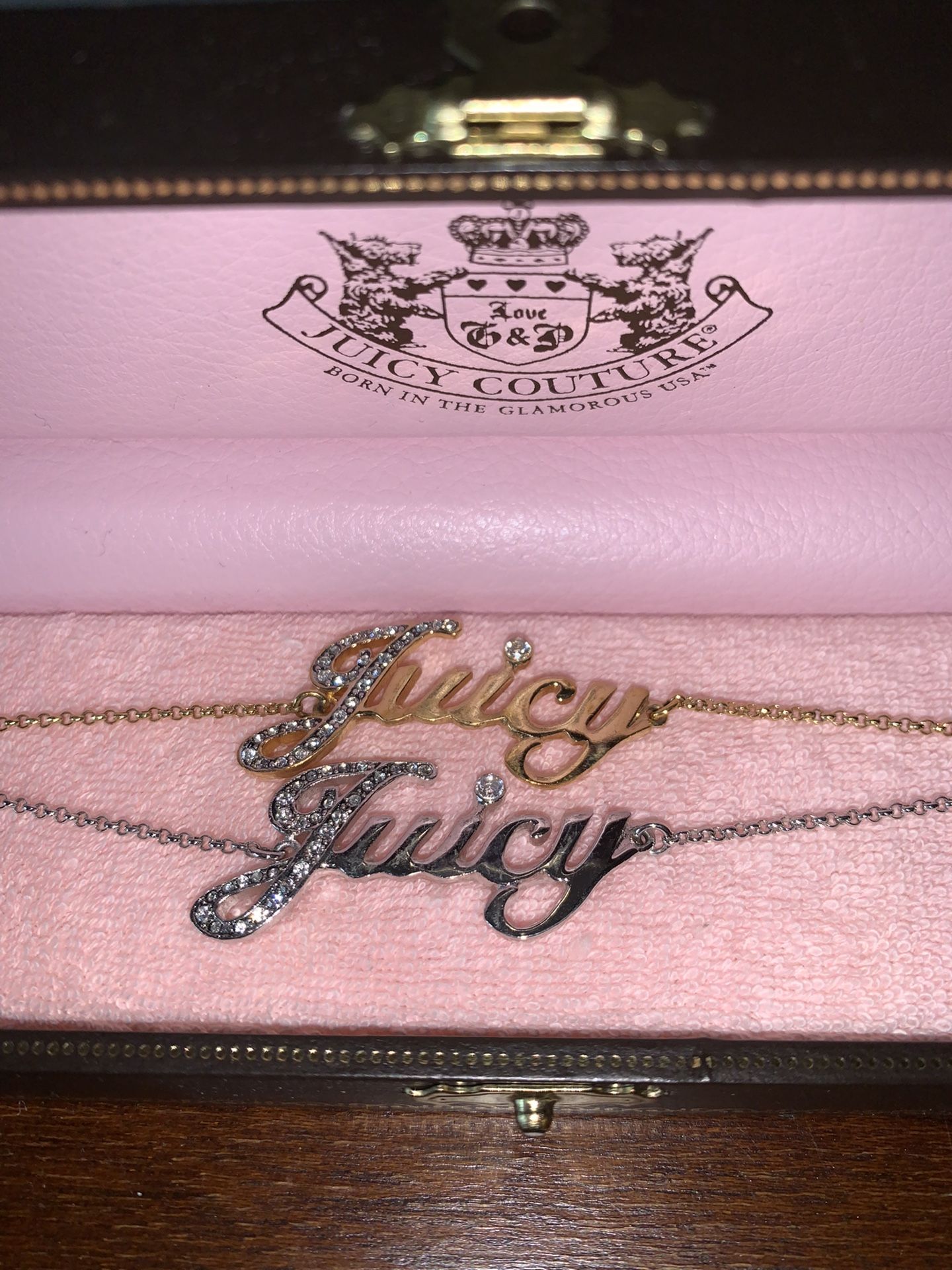 Matching Gold And Silver Juicy Couture Bracelets