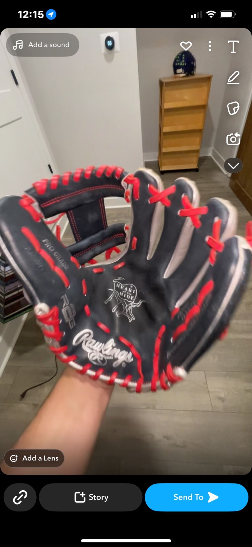 New(barely used) baseball glove
